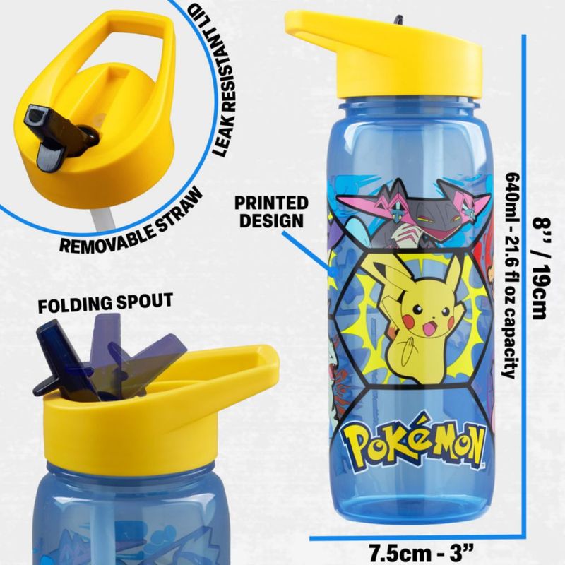 Set de 3 piezas Lunch Bag Get Trend Pokémon – Bolsa de almuerzo fiambrera y botella de 640 ml