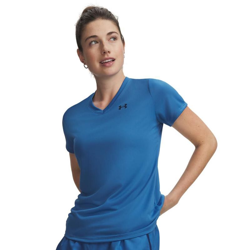 CAMISETA Under Armour Cuello en V 430 Azul MD