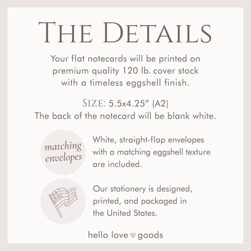 Tarjetas de agradecimiento Hello Love Goods 14 × 108 cm con margarita