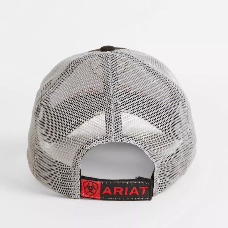 GORRA ARIAT Rumblin Logo Negra/Gris Talla Única