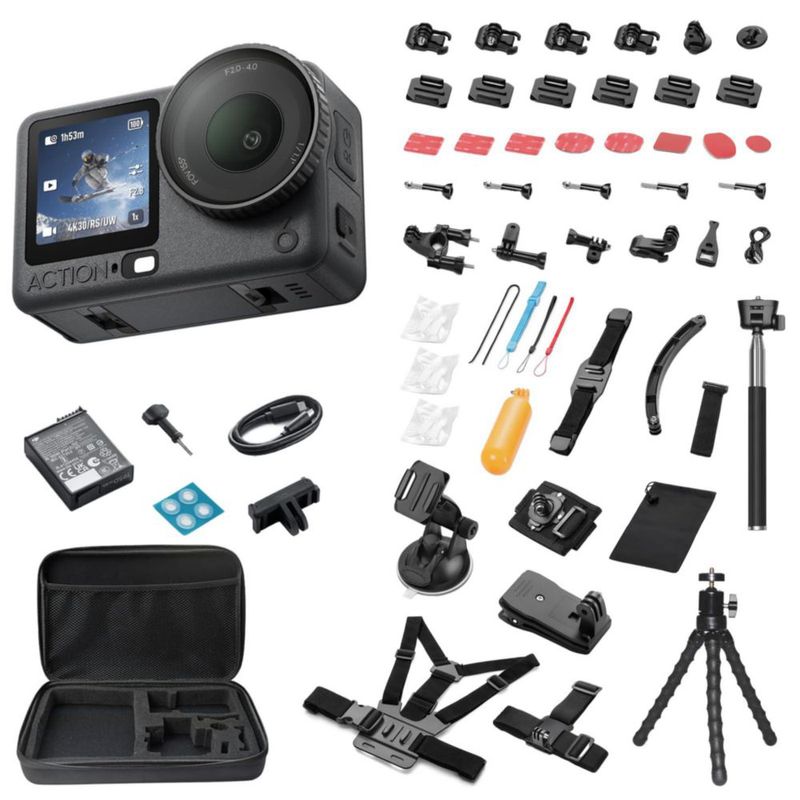 Cámara de video DJI Osmo Action 6 8K resistente al agua - paquete