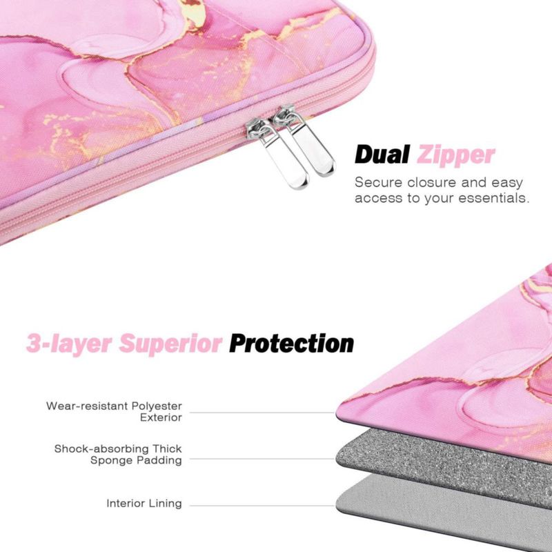 Funda tipo sobre para tablet MoKo 27-28 cm con bolsillo para accesorios