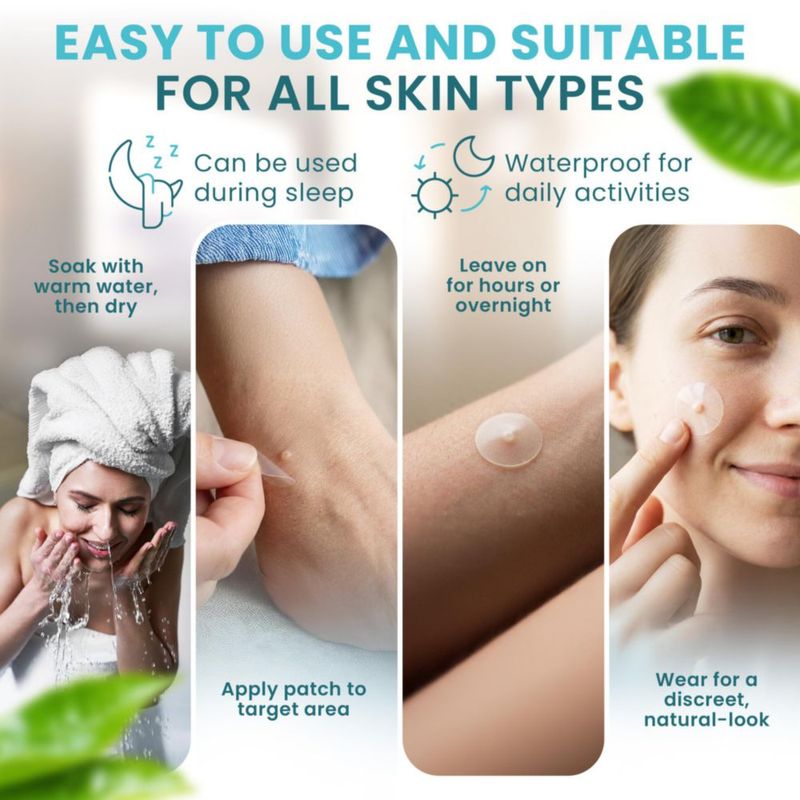 Parche Cosmético Adhesivo ICYVIBES 180 uds Impermeable e Invisible