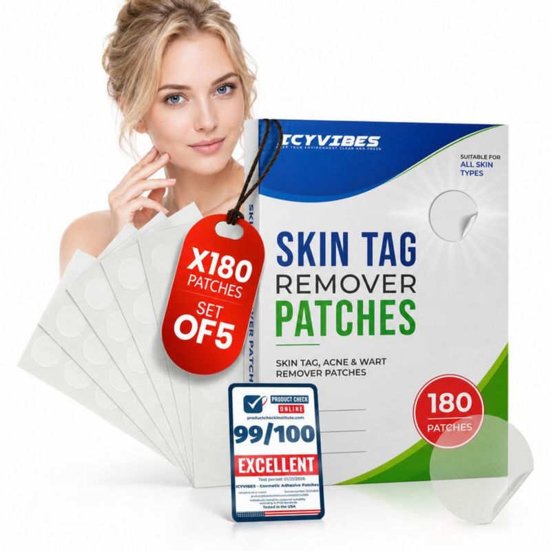 Parche Cosmético Adhesivo ICYVIBES 180 uds Impermeable e Invisible