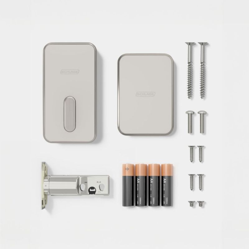 Cerradura inteligente SCHLAGE Sense Pro UWB en níquel satinado