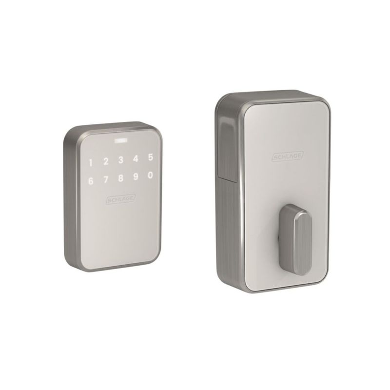 Cerradura inteligente SCHLAGE Sense Pro UWB en níquel satinado