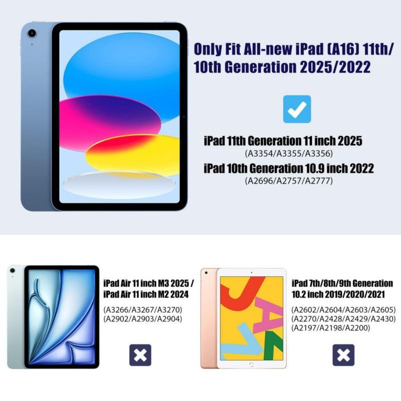 Funda TiMOVO para iPad 11"/109" Negra con Portapuntas