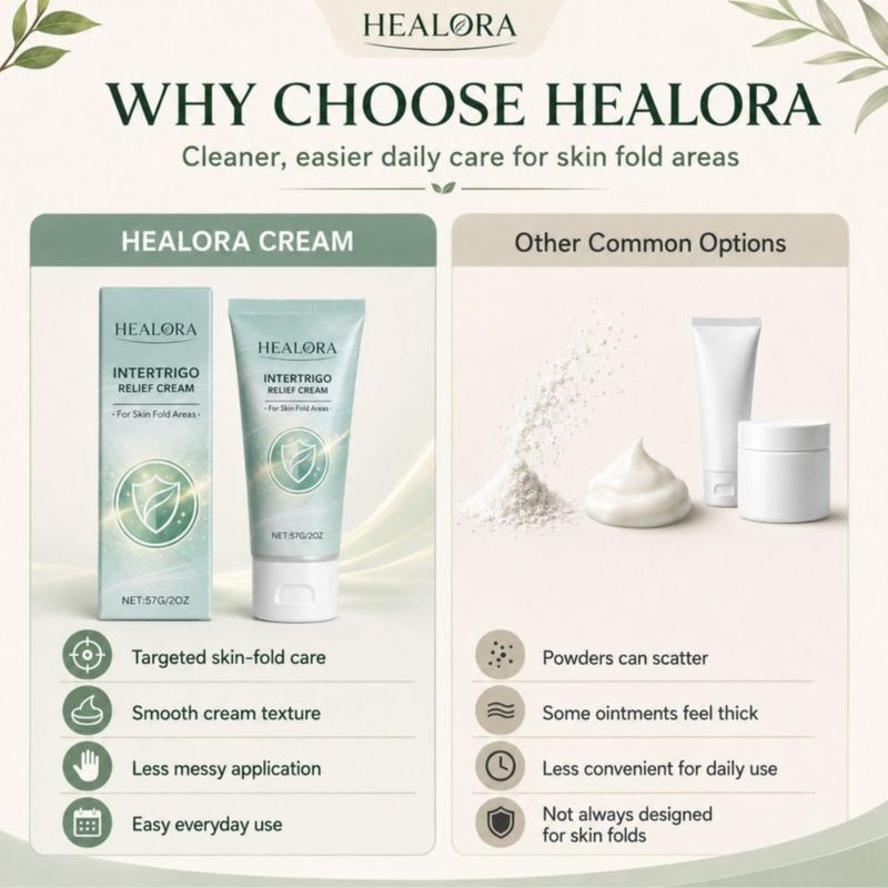 Crema para Intertrigo HEALORA Pack de 2 x 57 g Cuidado de Pliegues Cutáneos