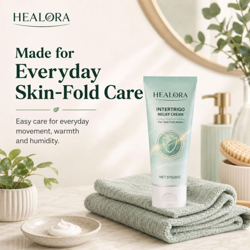 Crema para Intertrigo HEALORA Pack de 2 x 57 g Cuidado de Pliegues Cutáneos