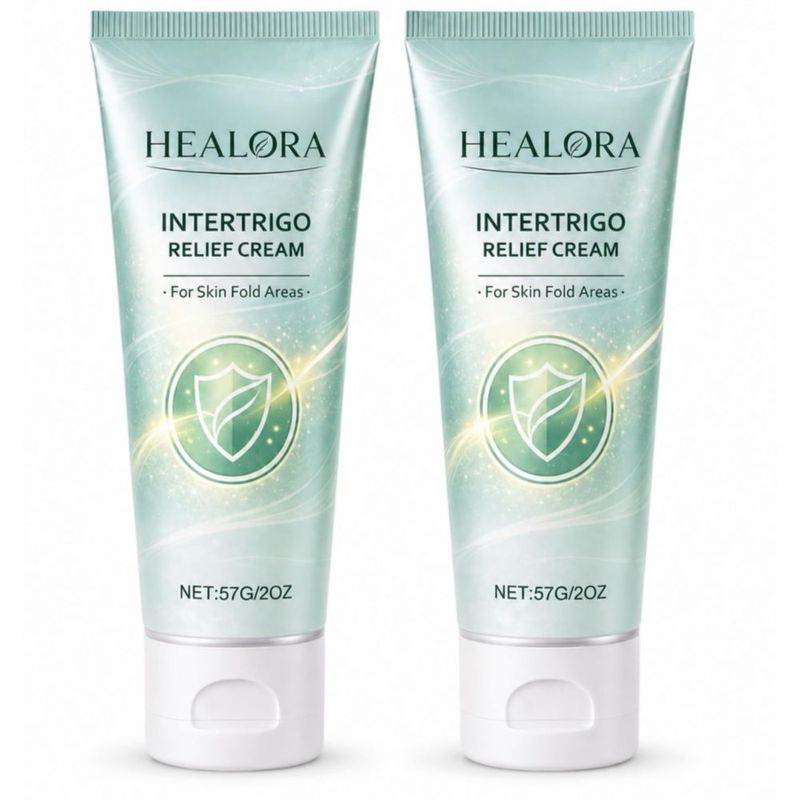 Crema para Intertrigo HEALORA Pack de 2 x 57 g Cuidado de Pliegues Cutáneos