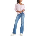 Jeans Flare AEROPOSTALE 0S Lavado Oscuro de Tiro Bajo