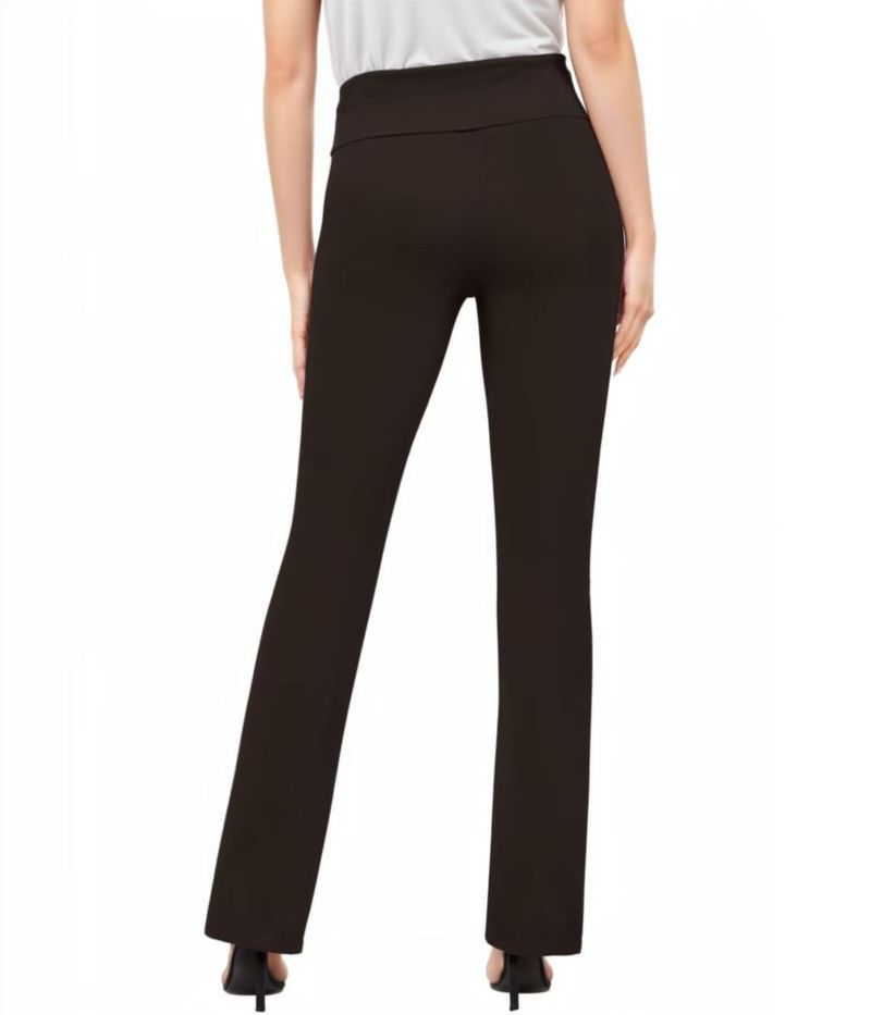 Pantalones Hybrid & Company Slim Bootcut Marrón 3X