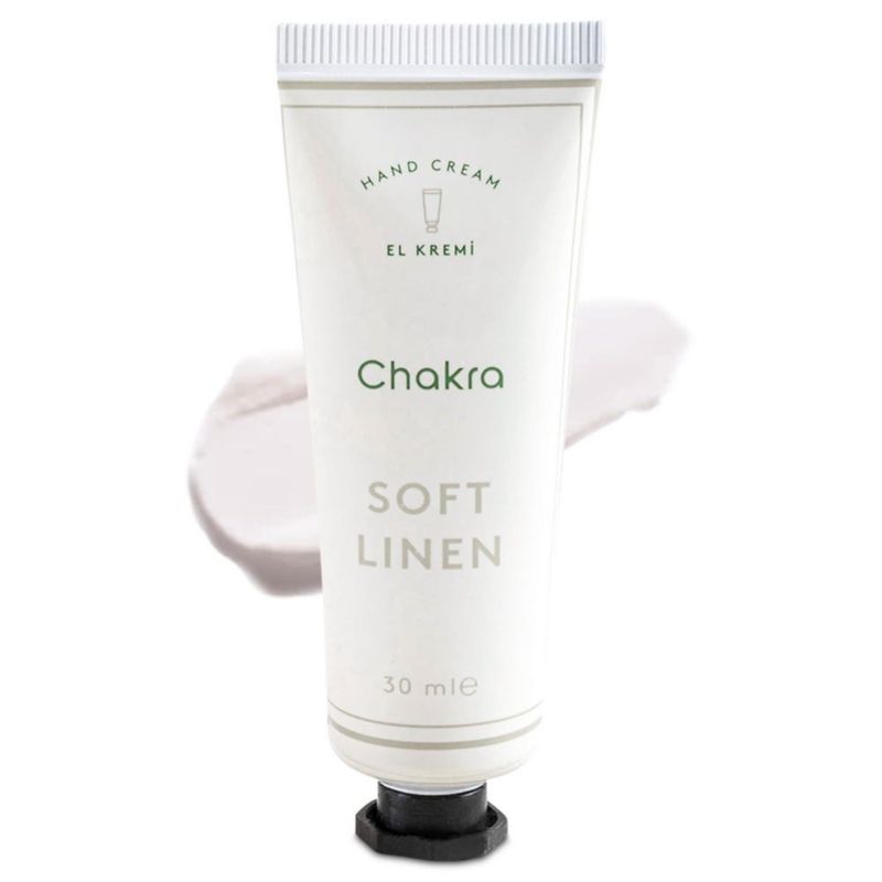 Crema de Manos Chakra 30 ml con Aroma de Lino Suave
