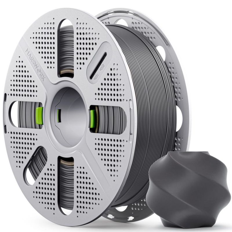 Filamento MarsWork 1 kg 175 mm PLA Basic gris oscuro