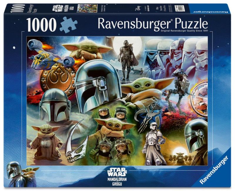 Rompecabezas Ravensburger Star Wars de 1000 piezas Mandalorian
