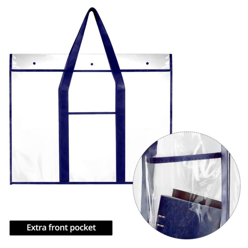 Bolsa para carteles QWORK 80 cm x 65 cm Pack de 4 Transparente