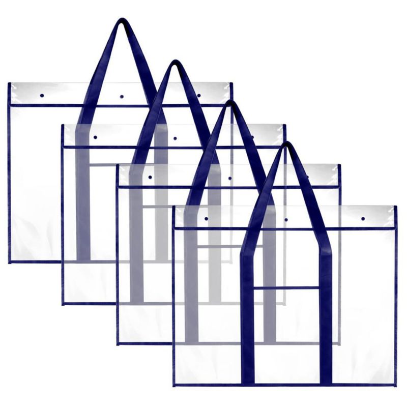Bolsa para carteles QWORK 80 cm x 65 cm Pack de 4 Transparente