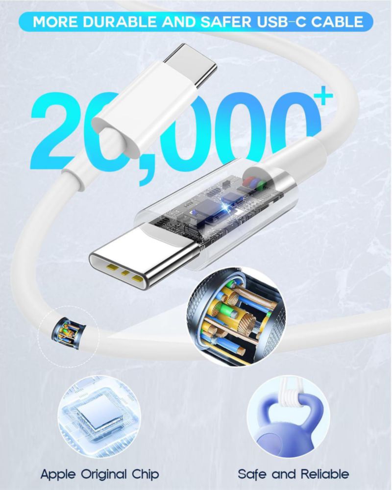 Cable USB‑C DreemTeam 240 W 2 m USB‑C a USB‑C