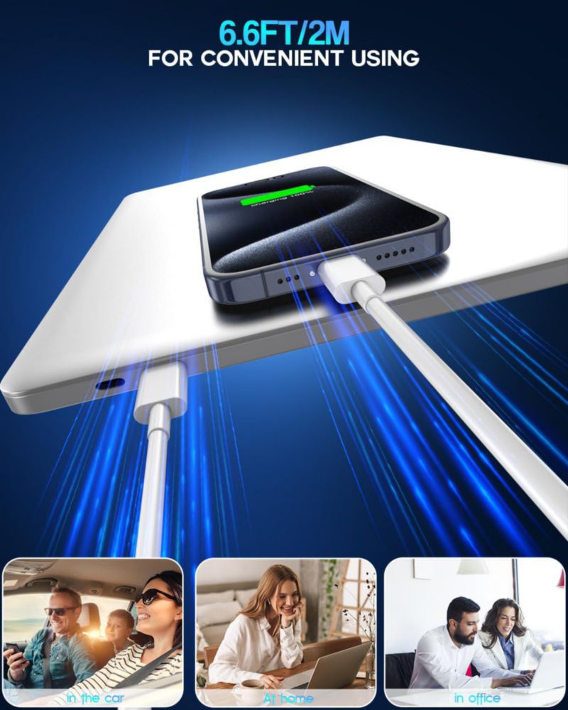 Cable USB‑C DreemTeam 240 W 2 m USB‑C a USB‑C