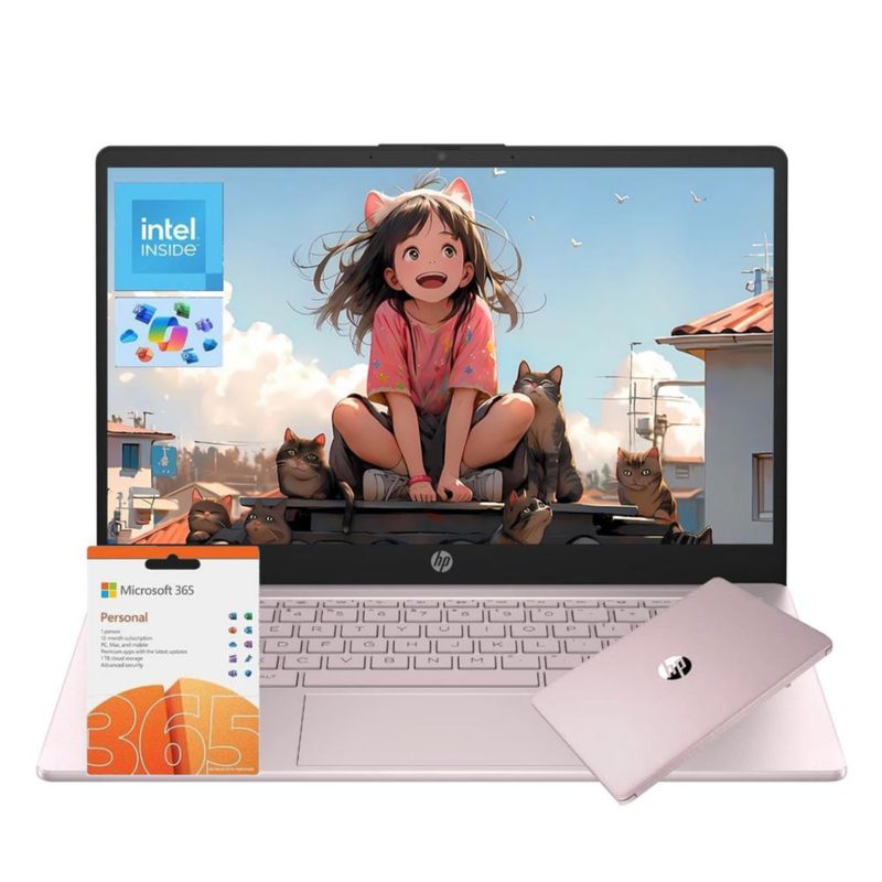 Portátil HP 35 cm AI N150 4 GB RAM Wi‑Fi 6 110 V