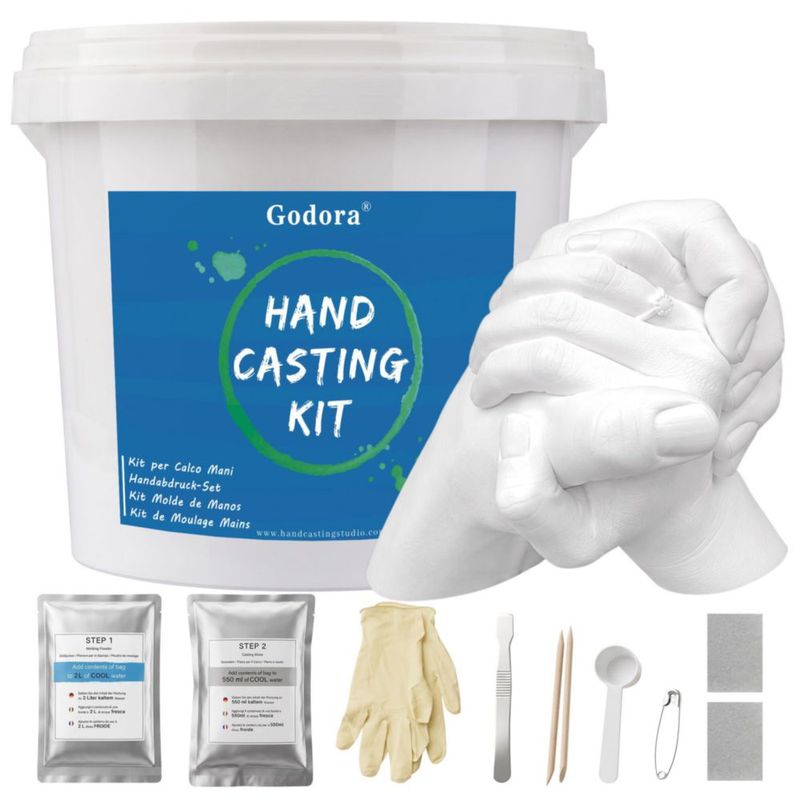 Kit de Moldeo de Manos Godora para Parejas Detalle Fino