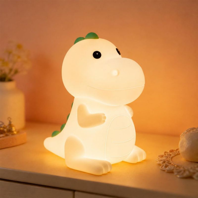 Luz nocturna YunLone Dinosaurio con 7 colores cambiantes