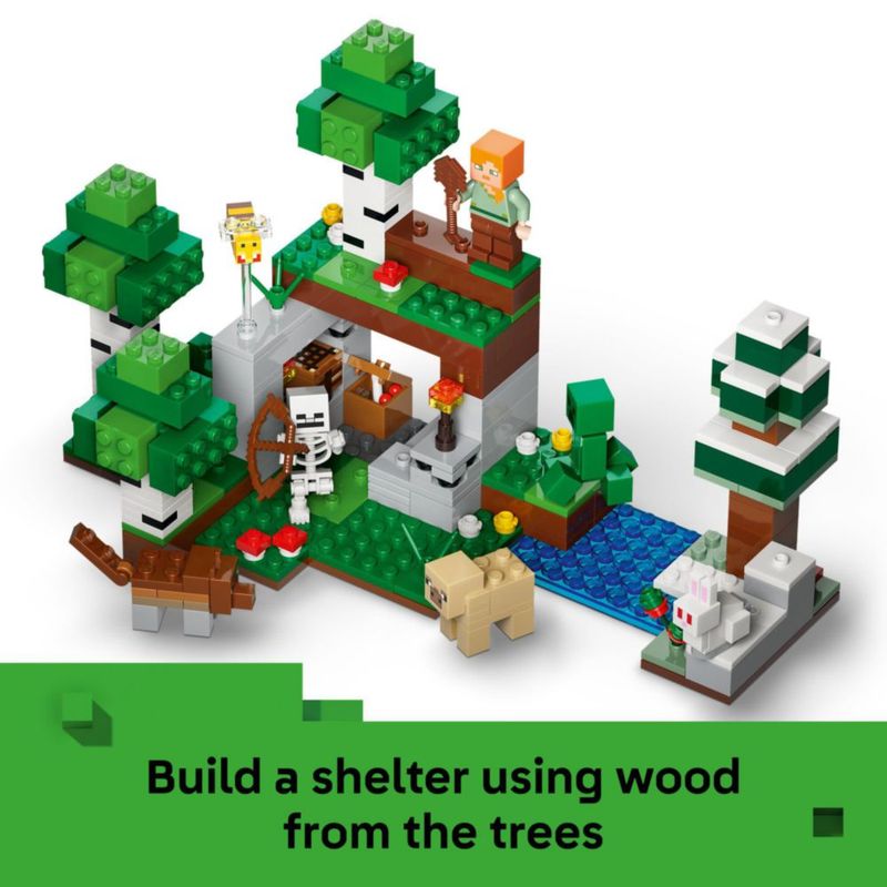 Bloques de Construcción LEGO Minecraft 21593 Primera Noche