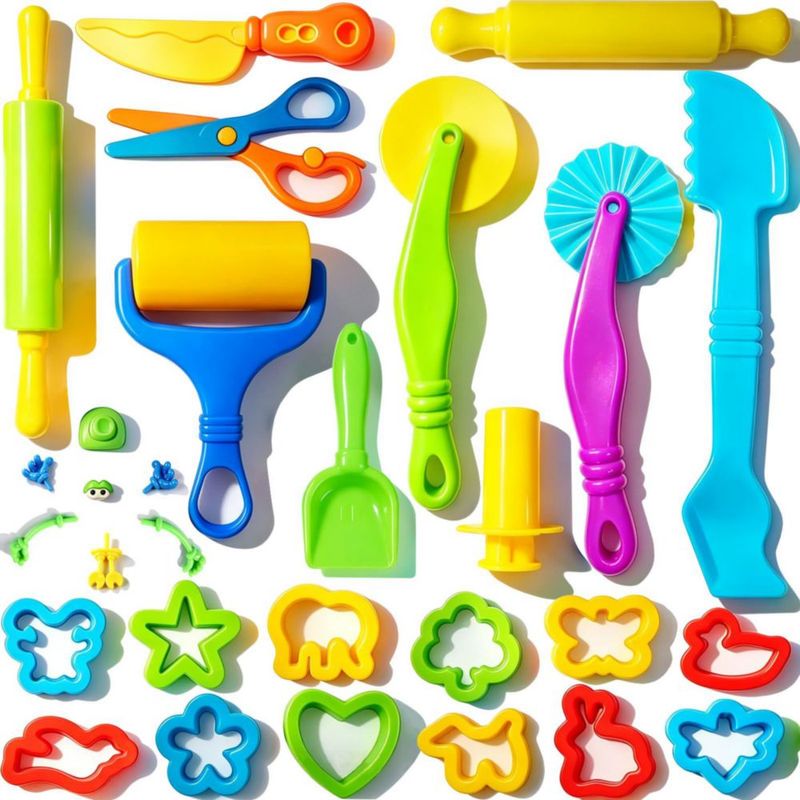Kit de Herramientas de Juego IELEK de 29 Piezas – Juego de Cortadores de Animales
