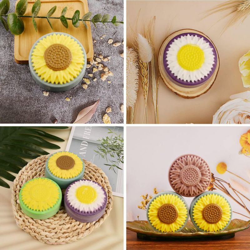 Moldes de jabón Actvty Sunflower – Pack de 2 (28 × 94 × 3 cm)
