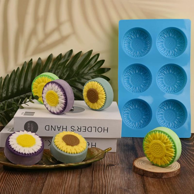 Moldes de jabón Actvty Sunflower – Pack de 2 (28 × 94 × 3 cm)