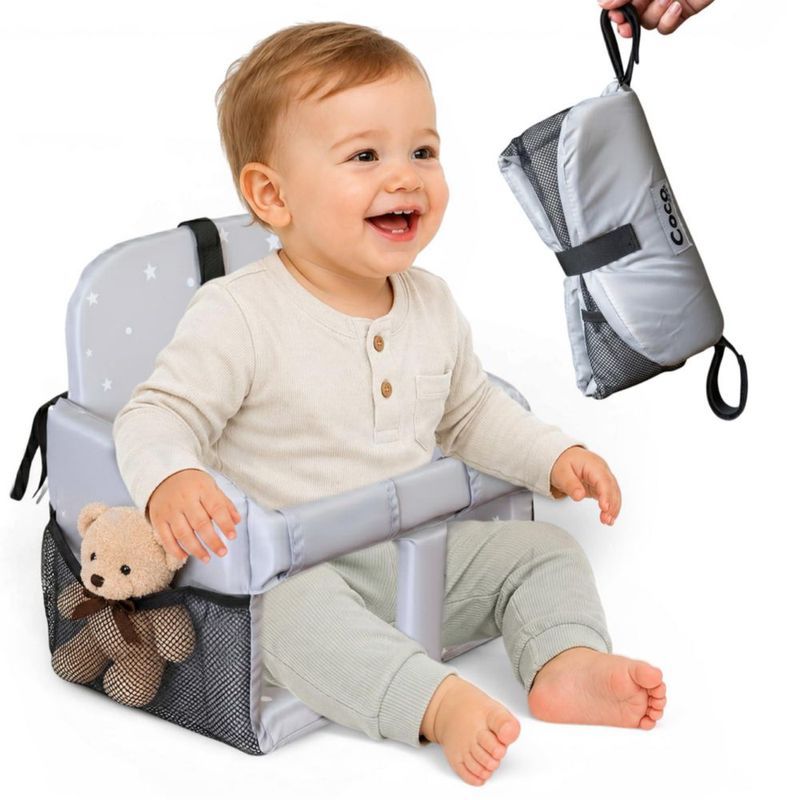 Inserto para silla alta Coco Seat gris con estrellas 4+ meses