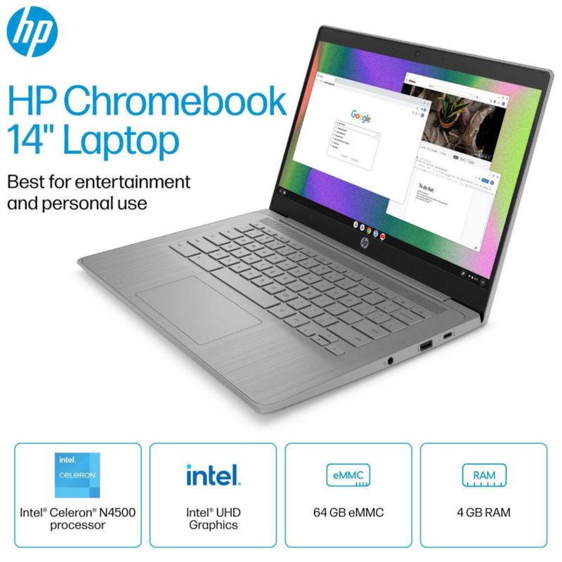 Portátil HP Essential 356 cm Intel Celeron 64 GB