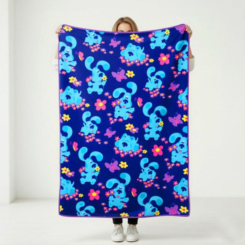 Manta Silver Buffalo 114 x 152 cm Blue's Clues de forro polar