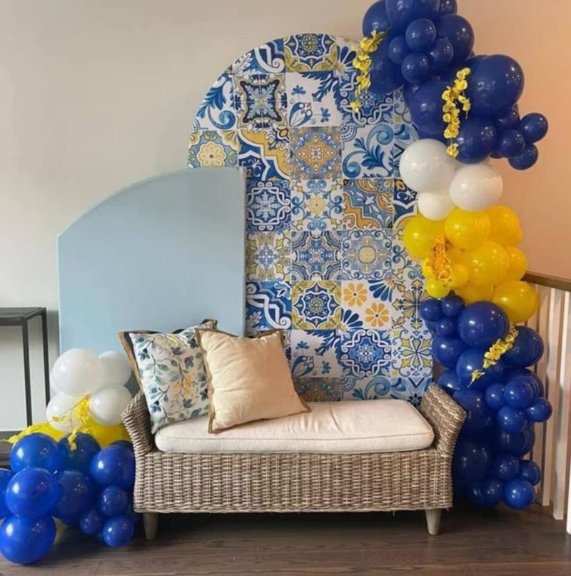 Cobertura para arco Positano Tiles 75 cm x 180 cm afoloa