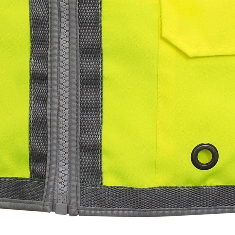 Chaleco Pioneer 12 Bolsillos Naranja/Amarillo‑Verde
