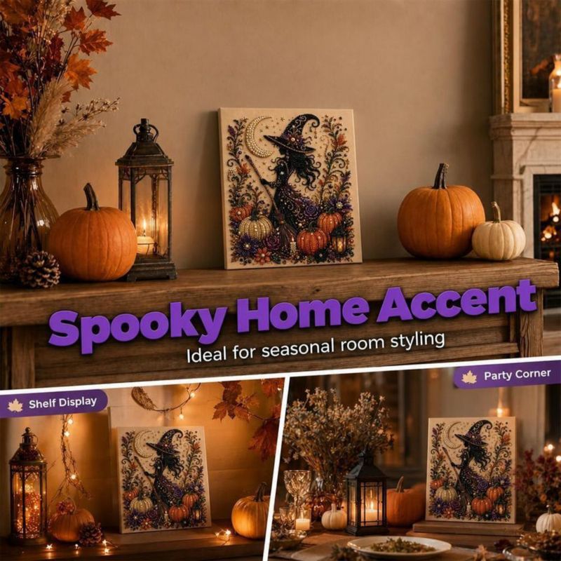 Kit de Pintura de Diamantes Virularty Halloween 3D DIY