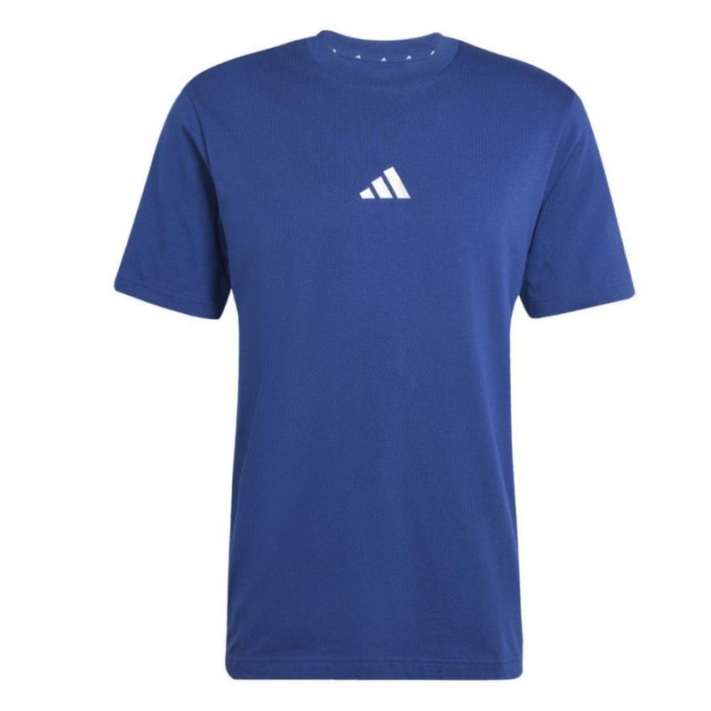 Camiseta adidas Essentials 3-Stripes Azul Oscuro/Blanco