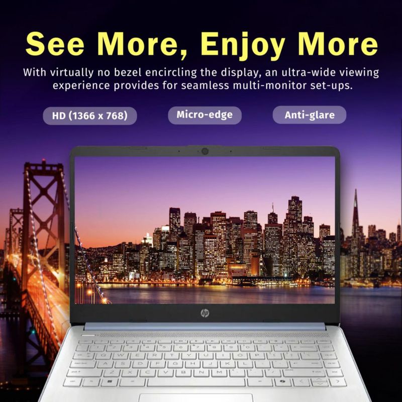 Portátil HP Stream 14" 16 GB RAM 116 TB SSD Windows 11 Azul