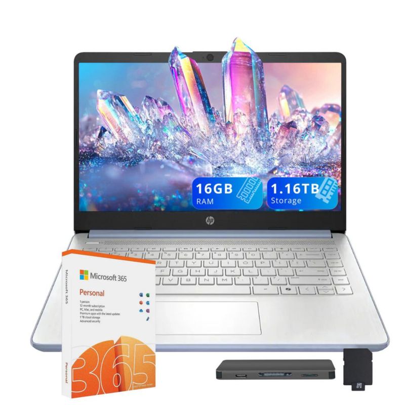 Portátil HP Stream 14" 16 GB RAM 116 TB SSD Windows 11 Azul