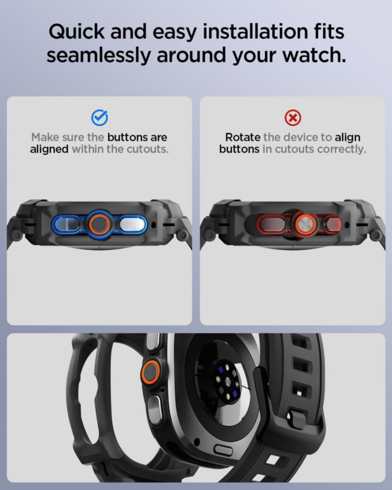 Banda y Carcasa Spigen para Samsung Galaxy Watch Ultra 2 (2026)