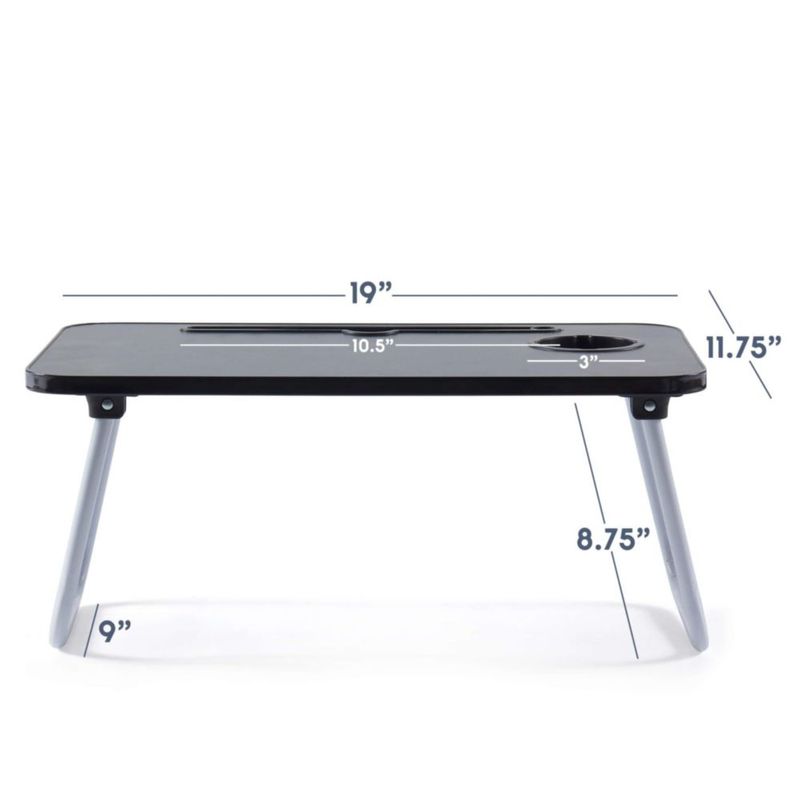 Mesa de Regazo Nestl 48 × 30 cm con Puerto USB – Soporte para Laptop