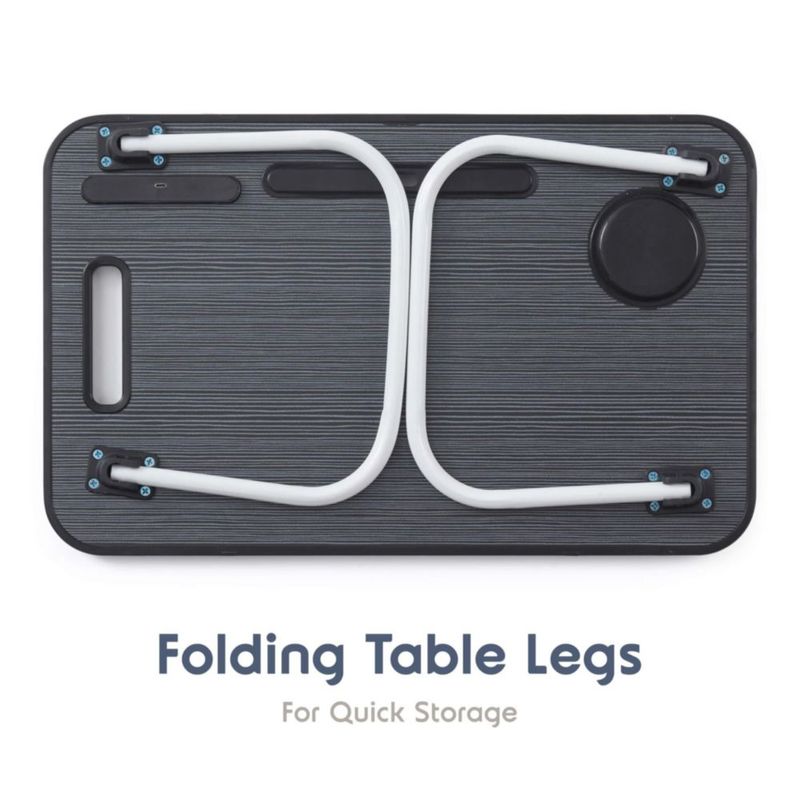 Mesa de Regazo Nestl 48 × 30 cm con Puerto USB – Soporte para Laptop