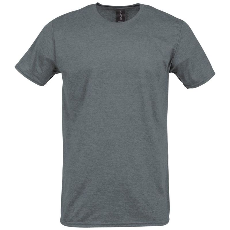 Camiseta Gildan G64000 Grafito Pack de 2 Mediana