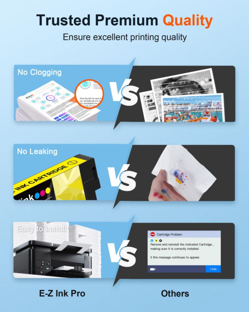 Cartucho de tinta E‑Z Ink Pro Epson 212XL 4 unidades alta capacidad