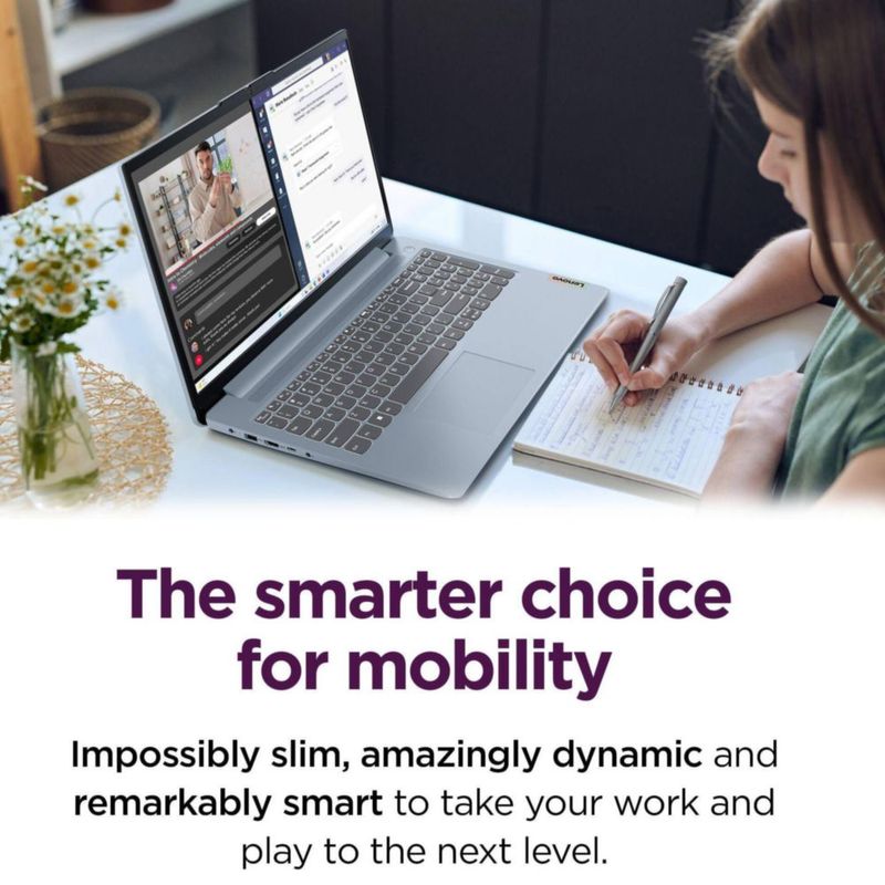 Portátil Lenovo 156" FHD 8 GB DDR5 128 GB+500 GB
