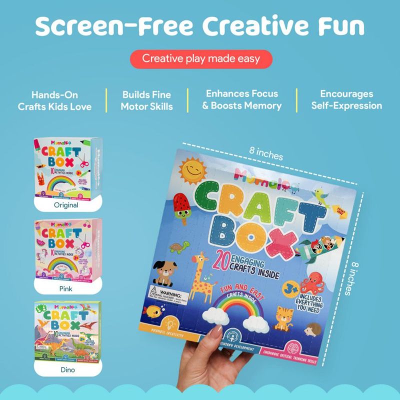 Kit de manualidades Mumaloo – 20 proyectos para niños de 4 a 8 años