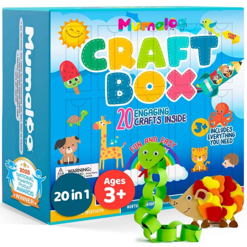 Kit de manualidades Mumaloo – 20 proyectos para niños de 4 a 8 años