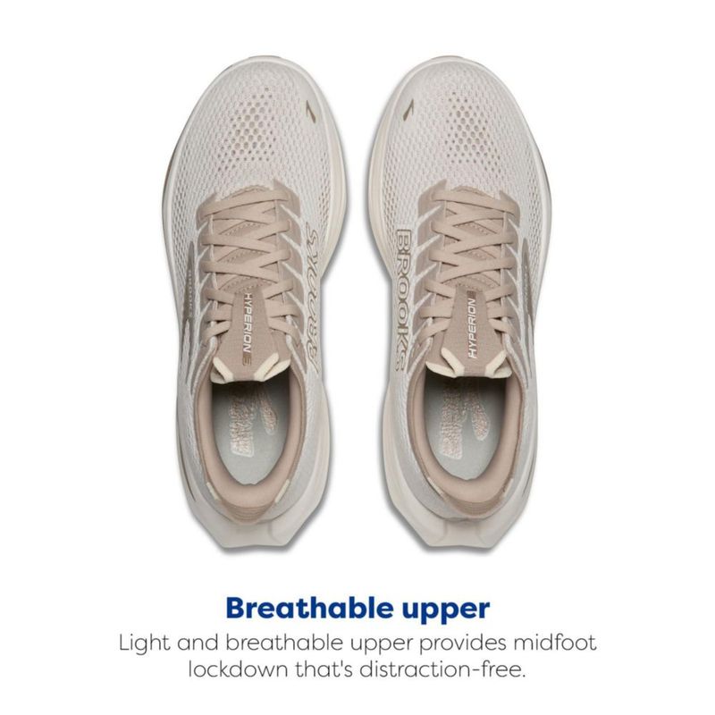 Zapatilla de running Brooks Hyperion 3 Mujer Coco/Bronce/Champiñón talla 11M