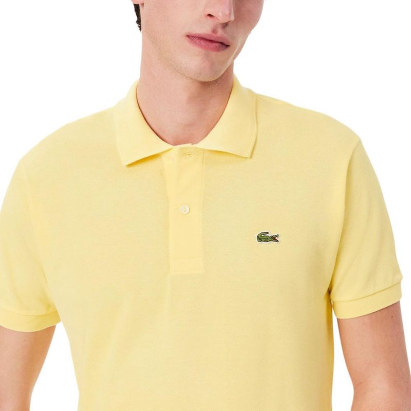 Camisa Polo Lacoste L.12.12 Original Piqué Amarilla Talla M