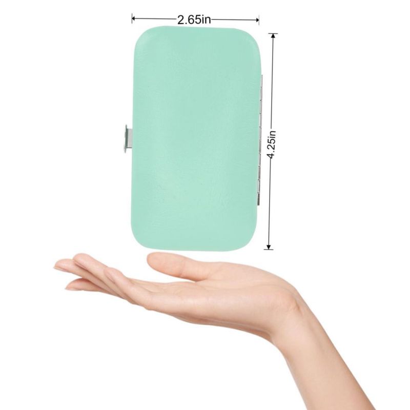 Kit de Cortauñas WOILLIO de 9 Piezas - Set de Manicura Verde